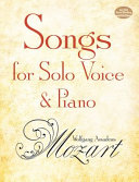 Copertina  Songs : for solo voice and piano [Partitura]