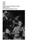 Copertina  Yes Yes Yes : Revolutionary Press in Italy 1966-1977 from Mondo Beat to Zut