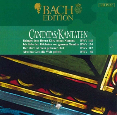 Copertina  Cantatas = Kantaten : BWV 148, 174, 112 & 68 [Audioregistrazione]
