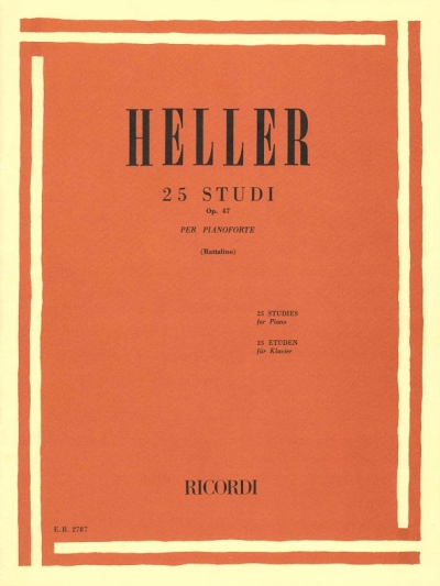 Copertina  25 studi : op. 47 : per pianoforte