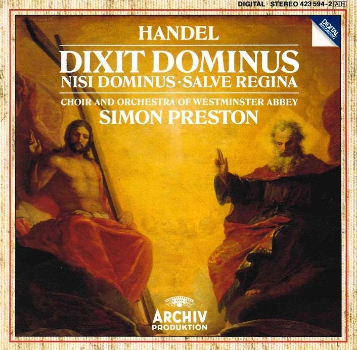 Copertina  Dixit Dominus ; Nisi Dominus ; Salve Regina [Audioregistrazione]