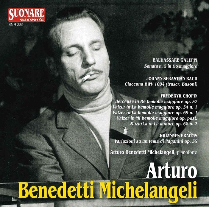 Copertina  Arturo Benedetti Michelangeli