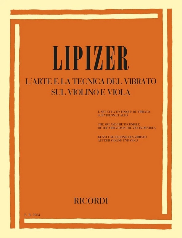Copertina  L'arte e la tecnica del vibrato sul violino e viola