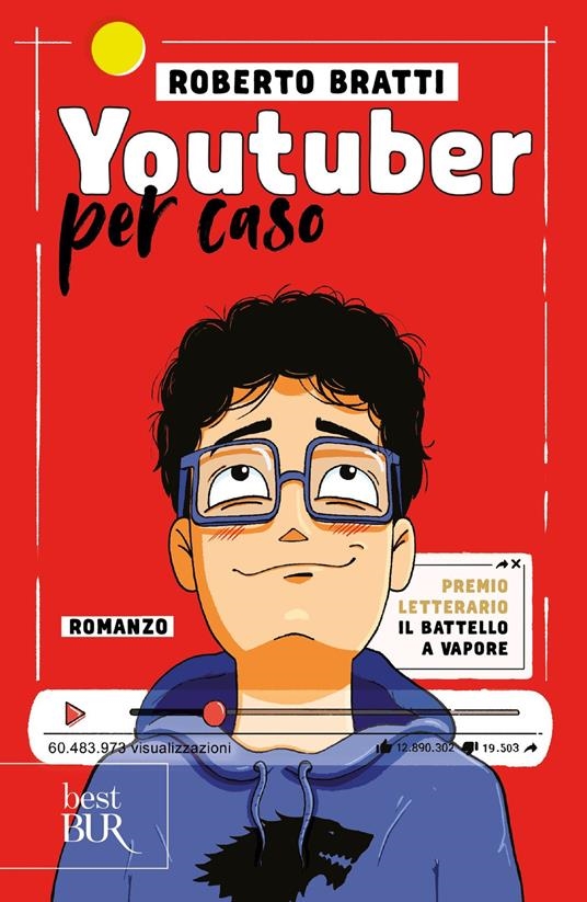 Copertina  Youtuber per caso : [romanzo]