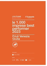 Copertina  Le 1.000 imprese best performer 2023. Friuli Venezia Giulia
