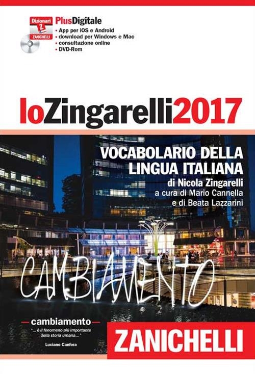 Copertina  Lo Zingarelli : vocabolario della lingua italiana