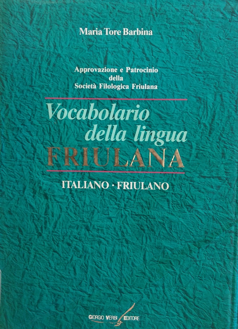 Copertina  Vocabolario della lingua friulana : italiano friulano