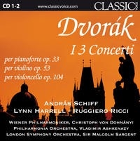 Copertina  I 3 concerti : per pianoforte op. 33, per violino op. 53, per violoncello op. 104