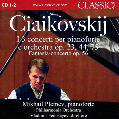 Copertina  I 3 concerti per pianoforte e orchestra op. 23, 44, 75 ; Fantasia-concerto op. 56