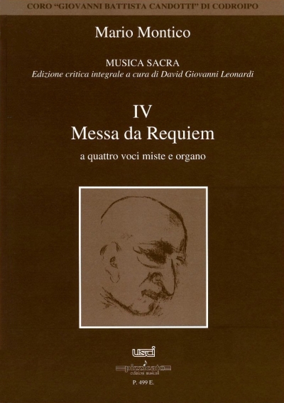 Copertina  Messa da Requiem a quattro voci miste e organo [Partitura]