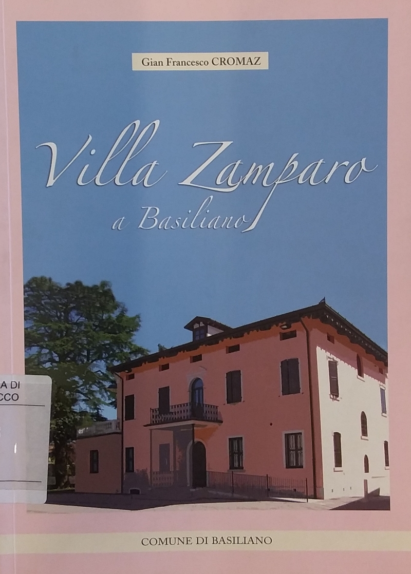 Copertina  Villa Zamparo a Basiliano