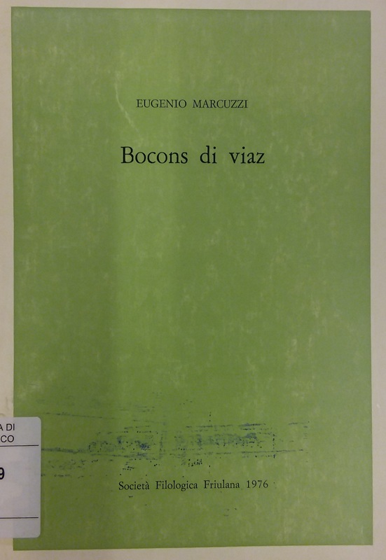 Copertina  Bocons di viaz