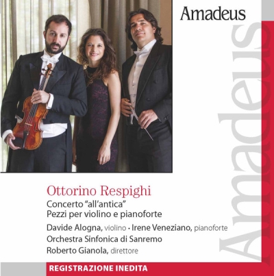 Copertina  Concerto all'antica ; Pezzi per violino e pianoforte
