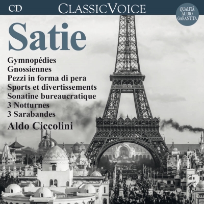 Copertina  Gymnopédies ; Gnossiennes ; Pezzi in forma di pera ; Sports et divertissements ; Sonatine bureaucratique ; 3 Notturnes ; 3 Sarabandes [Audioregistrazione]