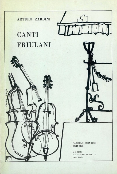 Copertina  Canti friulani [Partitura ristretta]