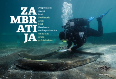 Copertina  Zambratija : prapovijesni šivani brod = prehistoric sewn boat = una barca cucita preistorica = un bateau cousu préhistorique 