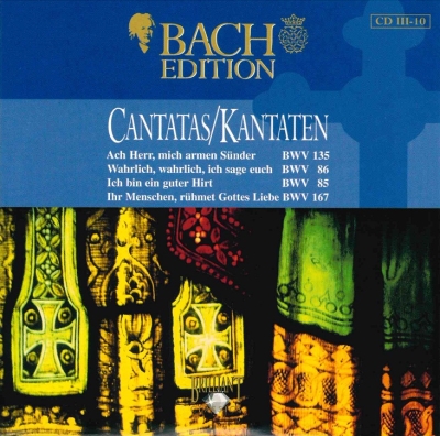 Copertina  Cantatas = Kantaten : BWV 135, 86, 85 & 167 [Audioregistrazione]