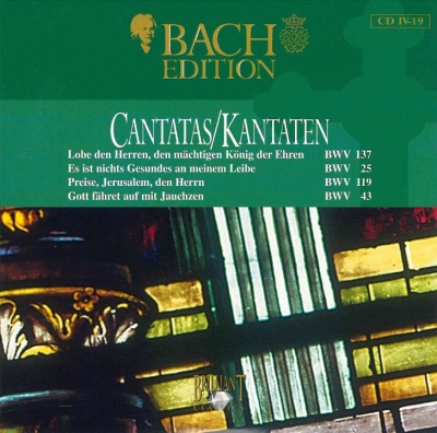 Copertina  Cantatas = Kantaten : BWV 137, 25, 119 & 43 [Audioregistrazione]
